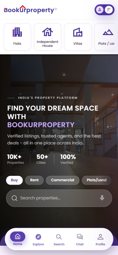 bookurproperty app home screen
